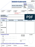 LAMPIRAN B Borang Pendaftaran ID Pengguna Sistem ePROPER PDF