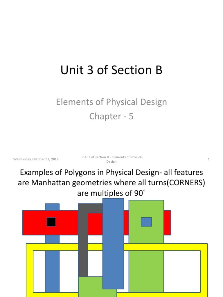 Physical Design Elements in VLSI | PDF | Field Effect Transistor ...