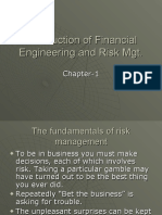 Introduction and Risk MGT 3