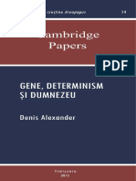 14 Denis Alexander - Gene, determinism si Dumnezeu.pdf