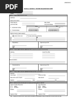 Vehicle Service / Repair Requisition Form: Normal / Routine Service Major (Estimated Above RM3,000.00)