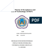 Tugas Individu Unified Theory of Acceptance and Use of Technology (UTAUT)
