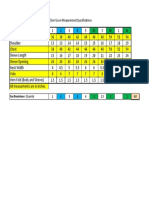 Choir Gown Measurement Specifications: Size Breakdown (Quanity)