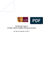 Report of Alior Bank Group 31.03.2017
