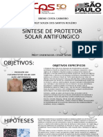 Síntese de Protetor Solar Antifúngico