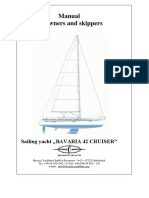 Manual For Owners and Skippers: Sailing Yacht BAVARIA 42 CRUISER"