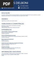 Matheus Delboni Portfolio Curriculo