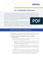 ¿Cómo acompañar y dar continuidad al desarrollo de aprendizajes de los estudiantes?