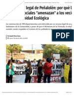 A12 - La "Batalla" Legal de Peñalolén: Por Qué Las Viviendas Sociales "Amenazan" A Los Vecinos de La Comunidad Ecológica - Publimetro Chile