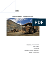 Equipos y Maquinarias Empleados en Minería