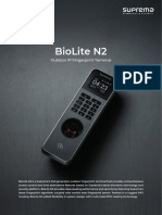 Biolite N2: Outdoor Ip Fingerprint Terminal