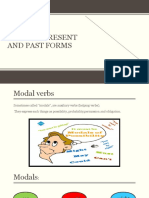 Modals: Present and Past Forms