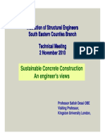 Sustainable Concrete Construction An Engineers Views PDF