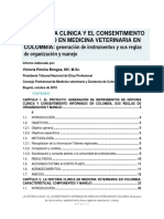 Generación de instrumentos de historia clínica y consentimiento informado en medicina veterinaria en Colombia