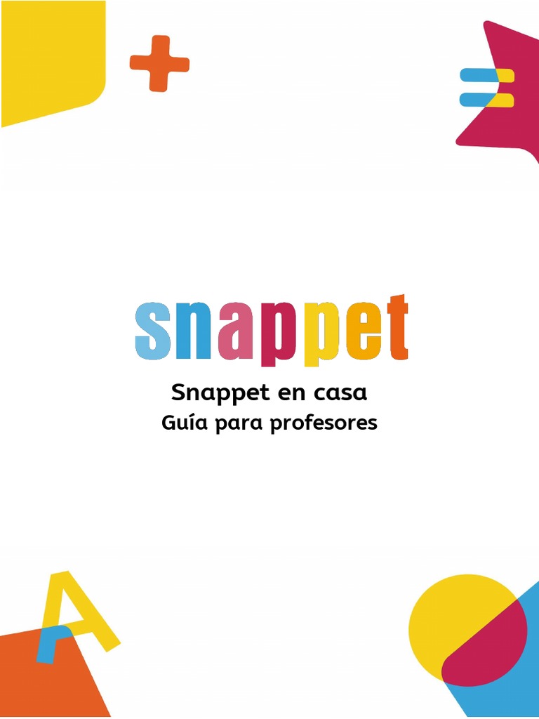 Guía de acceso a Snappet para profesores | PDF