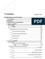 Table of Contents and Chapter Overview for Control Systems