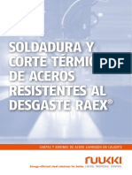 Ruukki Soldadura y Corte Termico de Aceros Resistentes Al Desgaste Raex PDF