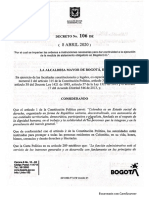 Decreto Pico y Género Bogotá