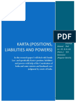 Karta: (Positions, Liabilities and Powers)