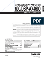 Hfe Yamaha rx-v4600 Dsp-Ax4600 Service en PDF
