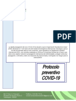 Informe Protocolo Covid - 19
