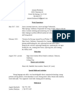 Career Ed Resume Info