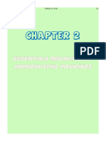 Essentials Modalities of Homoeopathic Medicines
