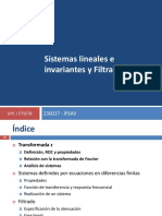 Tema 6 - Sistemas Lineales e Invariantes y Filtrado