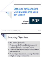 Statistics For Managers Using Microsoft® Excel 5th Edition: Decision Making