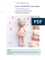 Candy Girl": Amigurumi Crochet Pattern Amalou - Designs