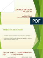 CLASIFICACION DE LOS PRODUCTOS (Autoguardado)