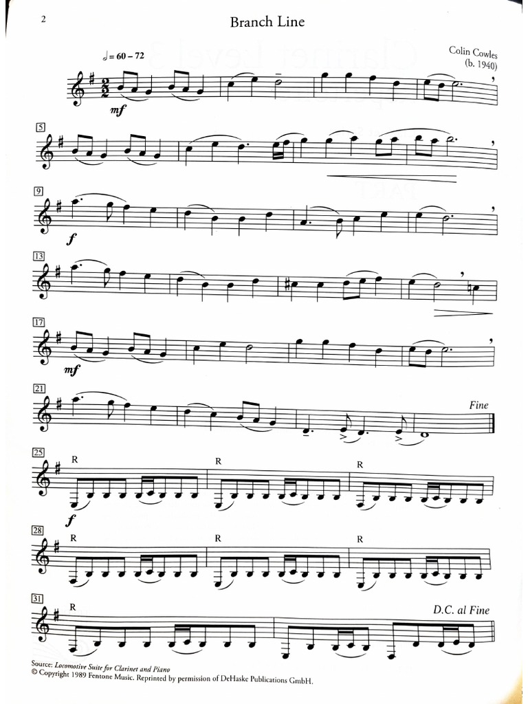 Grade 3 Repertoire