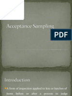 Acceptance Sampling 4 April