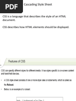 Cascading Style Sheet