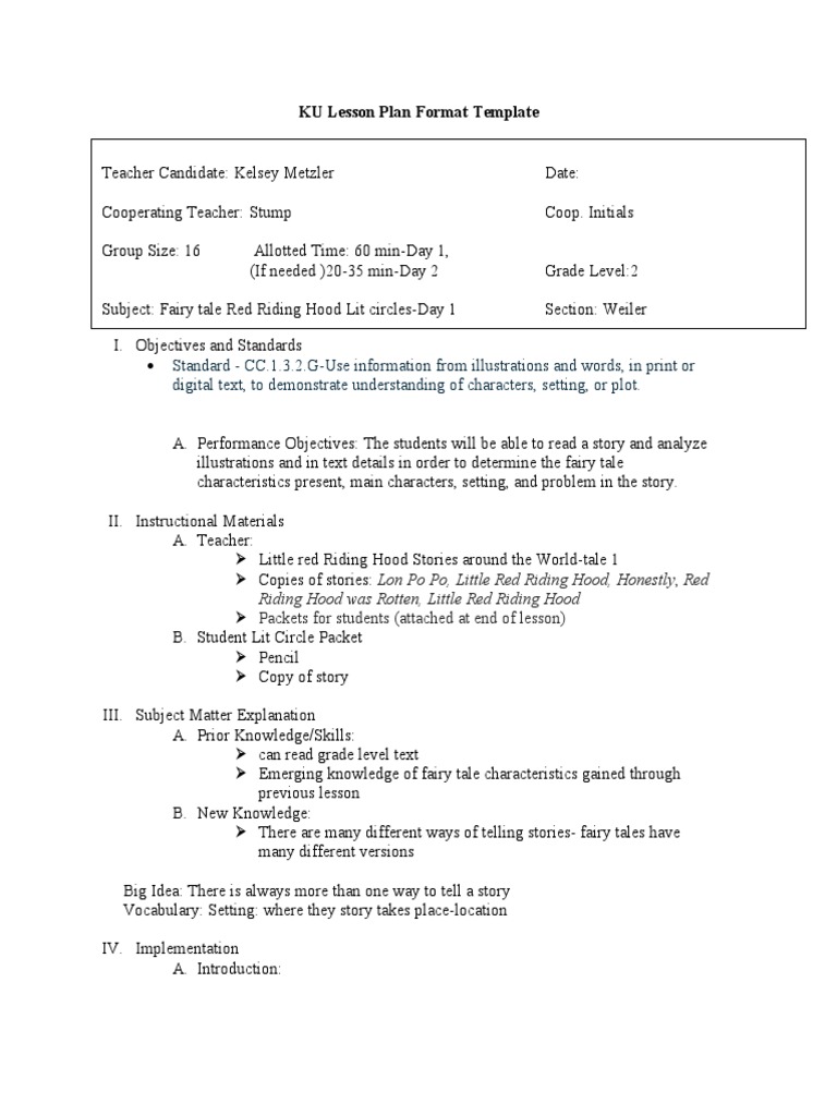 Fairy Tale Lrrh Day 1 Little Red Riding Hood Fairy Tales