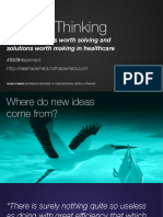 Design Thinking Finding problems worth solving and solutions worth making in healthcare.pdf