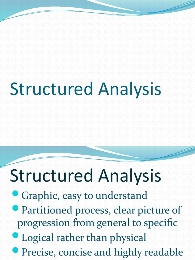 Structured Analysis | PDF | Systems Engineering | Data