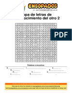 Sopa de Letras de Reconocimiento Del Otro - 2