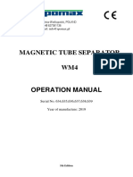 Magnetic Tube Separator WM4: FP Spomax S.A