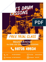 Free Trial Class: For One-On-One Private Lessons