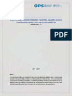 Guias COVID-19 Cuidado Critico Abril 2020 Version Corta V1 PDF