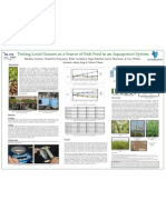 Testing Local Grasses as a Source of Fish Feed in an Aquaponics System