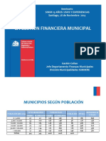Gestión financiera municipal y desafíos para mejorar el financiamiento