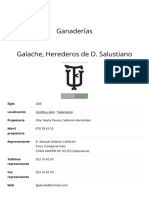 Galache, Herederos de D. Salustiano - Unión de Criadores de Toros de Lidia
