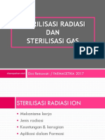 Sterilisasi Radiasi & Gas 2017 PDF
