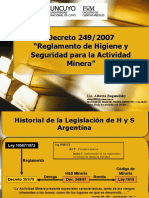 1 - Presentacion Decreto 249-07.