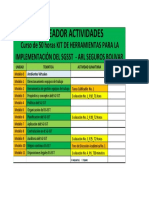 Planificador de Actividades Cohorte 32 Kit de Herramientas PDF