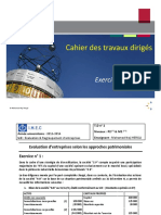 Evaluation Des Entreprises Exerice Corrige PDF