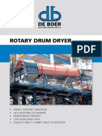 Rotary drum dryer specifications