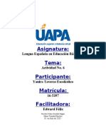 Tarea 6 Español Iii